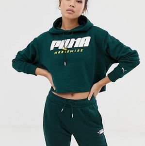 Puma Worldwide Crop Hoodie Sweater